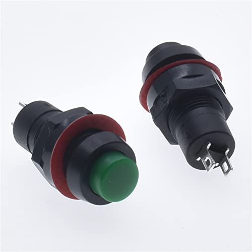Interrupteur à bouton-poussoir DS-211 vert pour vos projets de domotique et loisirs créatifs DIY