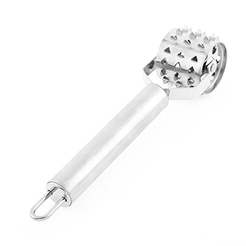 HuaForCity Batticarne con Manico in Acciaio Inox