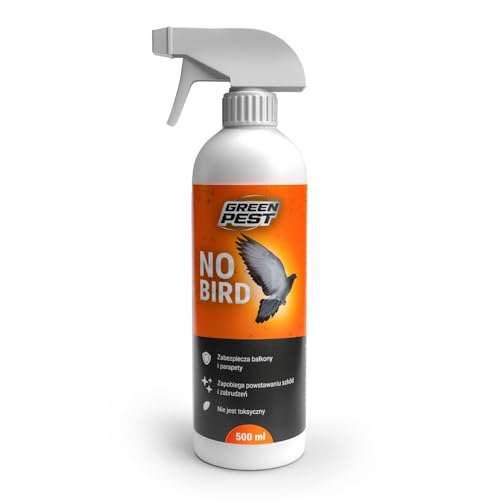 Taubenabwehr Vogelabwehr Spray – Effektives Fernhaltemittel für Vögel | Geruchsbarriere für Solaranlagen, Balkone & Dächer | Umweltfreundlich & anwendungsfertig | 500 ml