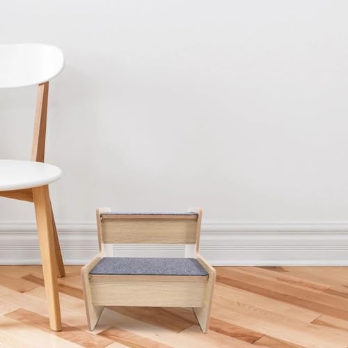 Escalier en bois pour petits chiens Beaupretty : structure stable et design soigné