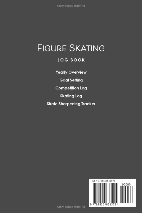 Miniatura 2 de Figure Skating Log Book And Journal For Ice Skater