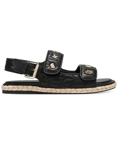 Image of KARL LAGERFELD Women's Charlay Double Strap Sandal With Pin Embellishments