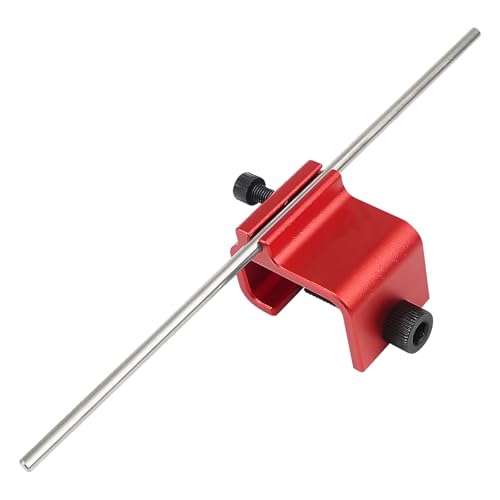Image of KVAEY Chain Alignment Tool for Motorcycle, 08-0048 Aluminum Sprocket Chain Adjustment Tool, Quick & Accurate Professional Chain Alignment Tool Suitable for ATV Scooter Dirt Bike (Orange Red)