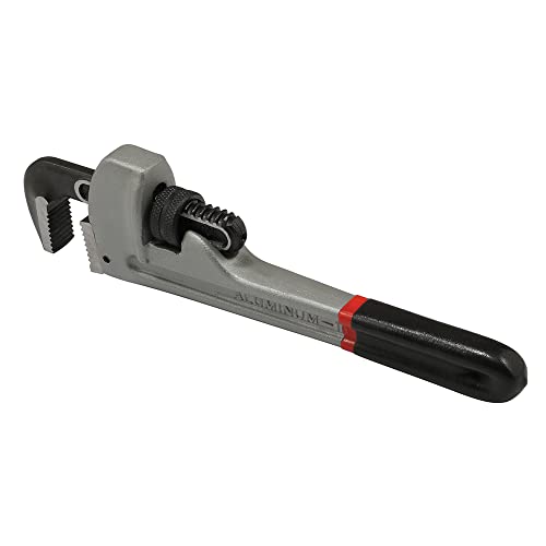 Prime-Line RP77381 10 In. Pipe Wrench, Cast Iron Head with Aluminum Rubber Coated Handle (Single Pack)