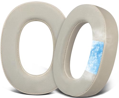 Almohadillas de gel refrescante de reemplazo SOULWIT para auriculares inalámbricos Jabra Elite 85h, almohadillas de espuma con aislamiento de ruido suave - Dorado miniatura 1