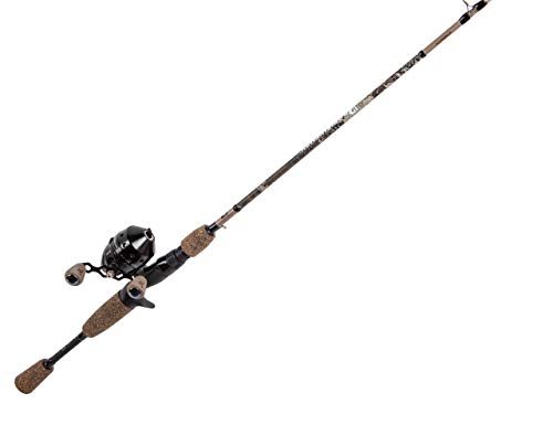 ProFISHiency: 6' True Timber Micro Spincast Combo | 6FT Medium Heavy Action | IM6 Graphite Rod with Premium Cork Grips | Pre-Spooled with 6LB Abrasion Resistant Line