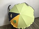 100% algodón Sombrilla para silla de paseo + flexo universal. Parasol