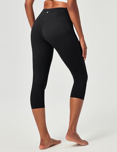 Heathyoga Buttery Soft Capri Leggings with Pockets for Women Tummy Control Capri Pants High Waisted Yoga Pants Women2
