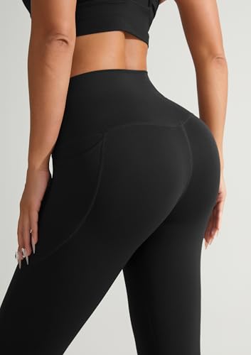 High Waisted 7/8 Leggings with Pockets, No Front Seam Buttery Soft Tummy Control Workout Yoga Pants for Women 25"3