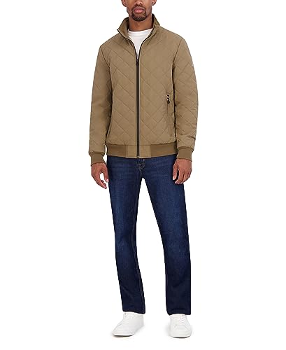 Nautica Men's Lightweight Quilted Bomber Jacket – Mechanical Stretch Wind & Water-Resistant4