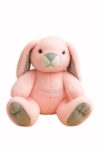 Image of Paw Rabbit Soft Toy for Girls Boys Kids,Pink,Rabbit Bunny Animal Plush Stuffed Baby Teddy Gift Birthday, 30 cm