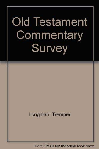 Old Testament Commentary Survey 0801056705 Book Cover
