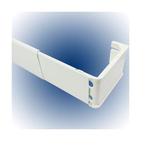 Graber 2 1/2-Inch Wide Pocket Curtain Rod (48 to 84-Inch Adjustable Width, White) Cover