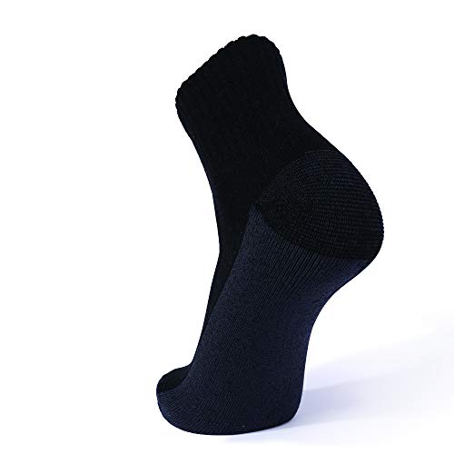 Image of EnerWear 10P Pack Unisex Cotton Moisture Wicking Cushion Ankle Socks