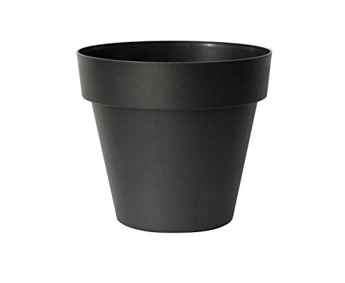 2909-62 - Maceta grande XL en color antracita, altura 71 cm y diámetro 80 cm