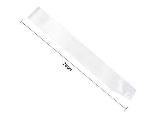 Yolito 8 Pack Blanc Sashécharpe Future Mariée pour la fête d'anniversaire de Mariage Bachelor, avec Slogan Bbénédiction… - Image 4