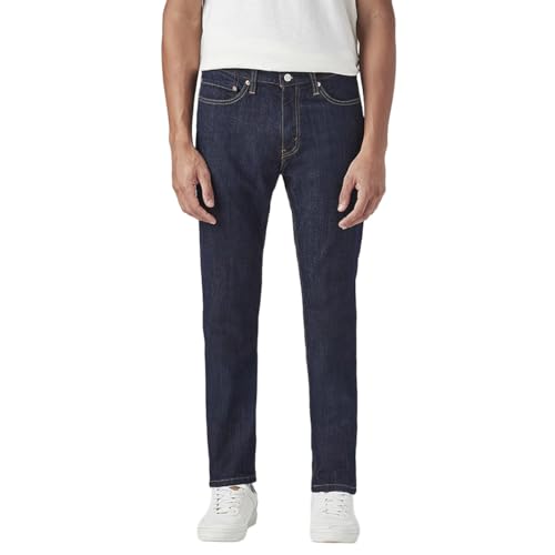 Image of Levi's Men's 511 Dark Indigo Slim Fit Mid-Rise Jeans