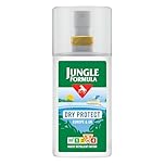 Jungle Formula Dry Protect Insect Repellent (90ml Spray Bottle) - DEET Free Mosquito, Midge & Biting Insect Repellent - Up To 6 Hours Protection From Bites - Non Greasy, Lightly Fragranced Bug Spray