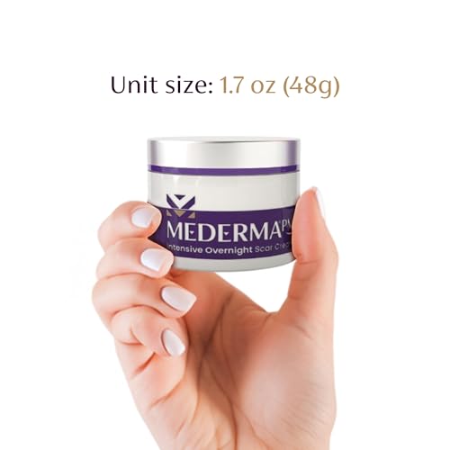 mederma pm intensive overnight scar cream - advanced scar treatment with tripeptol works while you sleep