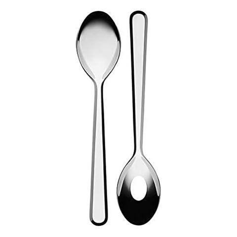 Alessi Amici Salad Set in Stainless Steel Cover