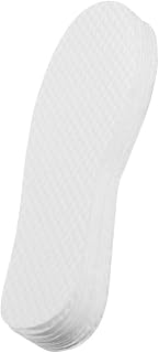 LALAFINA 10 Pairs Disposable Shoe Liners Breathable Thin Insoles Shoe Insert Sweat Absorbing Shoe Pads Barefoot Insole Odor Eliminator