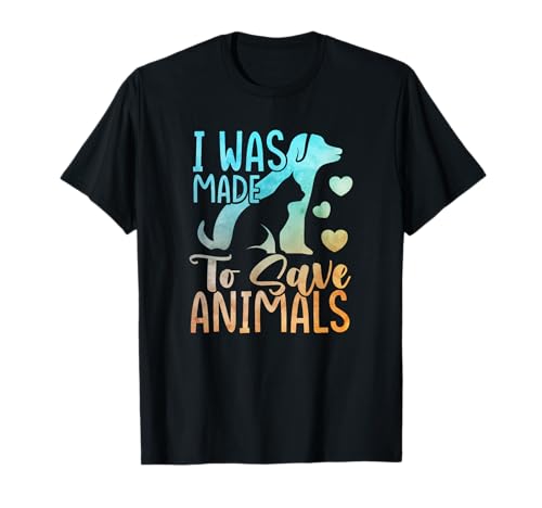 Animal Rescue Save Animals Advocate Hund Katze T-Shirt