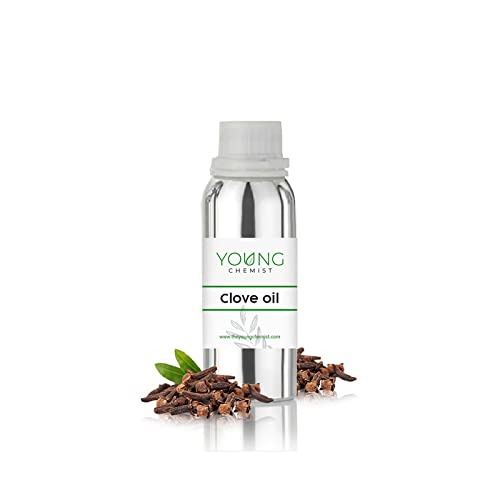 Young Chemist Pure Clove Bud Essential Oil - 100ml | Organic, High-Strength Oil for Toothache Relief, Digestive Health & Home Fragrance | Great for Cooking, Personal Care
