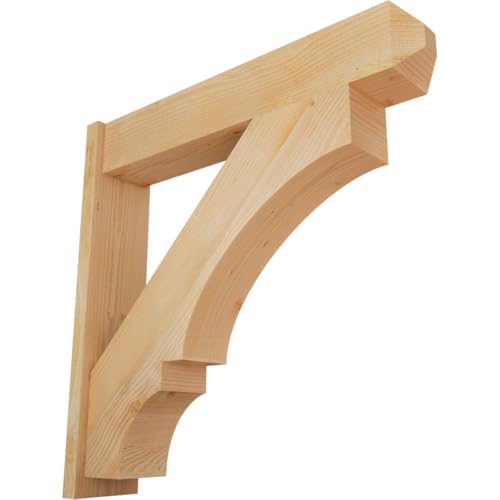 8"W x 40"D x 40"H Balboa Craftsman Rough Sawn Outlooker, Douglas Fir
