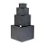 A&B Home 41.7" Tall Gray Concrete Water Fountain with 4 Tier Block Design, Large Modern Outdoor Fountain Indoor Waterfall Fountain for Garden Patio Backyard Deck Home Art Decor