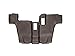 WeatherTech Custom Fit FloorLiners for Mercedes AMG GLS 63, GLS-Class, GL 63 AMG, GL-Class, AMG GL 63-3rd Row (474013), Cocoa