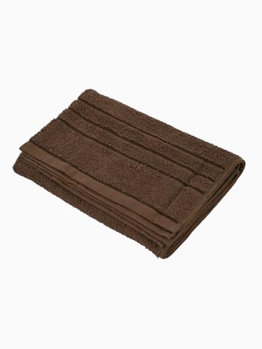 Image of Monte Carlo Essential 100% Cotton Small Bath Towel | 340 GSM Ultra Lightweight & Quick Dry | Soft Absorbent Compact Towel 60x120 cm | Bathroom Towel for Gym, Travel & Daily Use (Soho) | Rouge