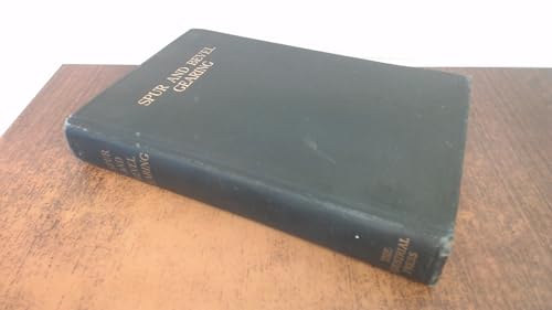 Spur and Bevel Gearing B002GD5B08 Book Cover