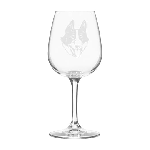 East Siberian Laika Dog Personalized Custom Themed Etched 12.75oz Wine Glass