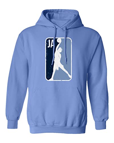 Air Ja Memphis Star Player Basketball Fans Unisex Hooded Sweatshirt (Carolina Blue, Large)