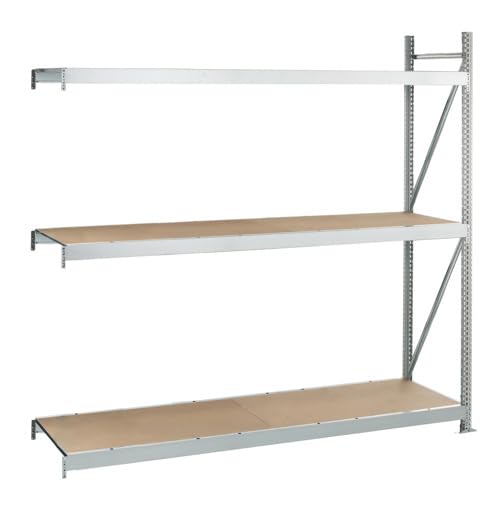 AR WS 3000 - Estantería de gran tensión, con aglomerado, 2000 x 1500 x 500 mm, galvanizado, 3 niveles, carga de 500 kg, carga en campo 1500 kg
