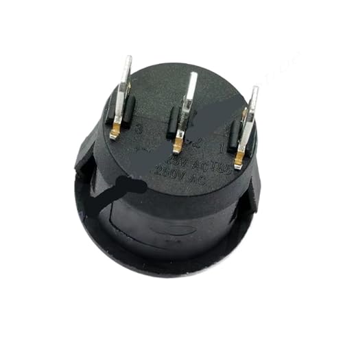 Interruptor basculante redondo para restaurar electrodomésticos y paneles de control en casa 2