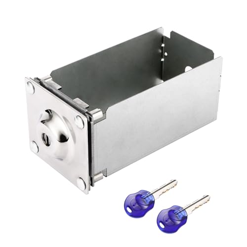 W11190039 for Whirlpool-compatible and OEM-compatible coin box lock assembly for commercial laundry equipment (with 2 keys). Perfect replacement part numbers 4396671, 8316525 and W10860203.