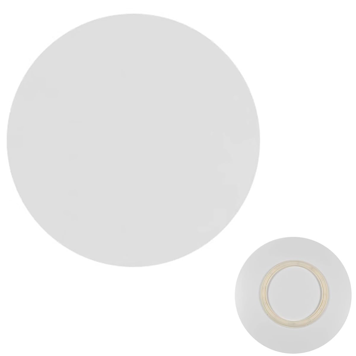 Plateau de service rond rotatif 100cm en bois pour ne plus jamais devoir tendre le bras à table
