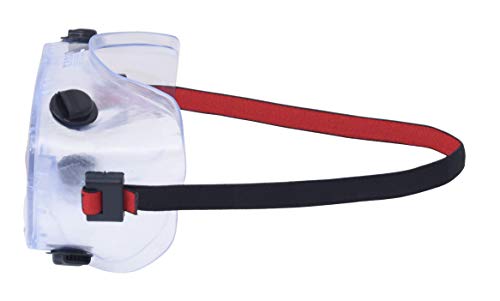 Image of Karam ES009 Chemical Splash Safety Goggles | Lightweight Design | Safety Glasses for Multipurpose Use for Paint, Laboratory, Chemical & Construction Work | PACK OF 3