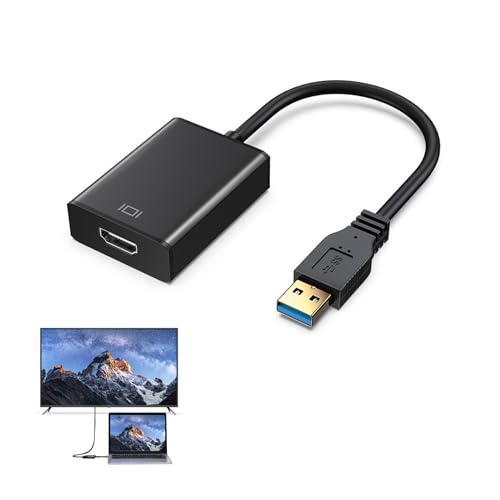 Adaptador USB a HDMI 1080P para duplicar pantalla de portatil en proyector de aula
