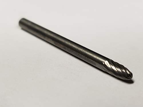 Fresa Alfa Tools B71251 Carburo 1/8 pulg cabeza y vástago miniatura 1