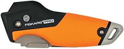 Fiskars Carbonmax Nóż, Pomarańczowy/Czarny, 17 cm