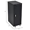 Biss Luxor - 12-Laptop/Chromebook Compact Charging Cart (LLTP12-B-UPS)