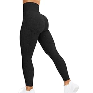 HIGORUN Women Seamless Leggings Smile Contour High Waist Workout Gym Yoga Pants