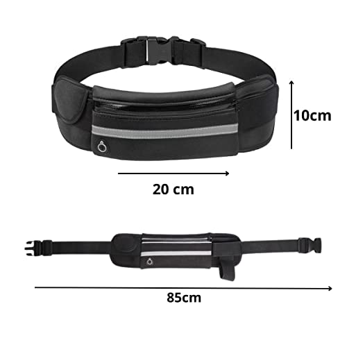 Pochete Fitness Corrida Academia Celular Bike Impermeável Porta Celular Garrafa Documento Cinta Saíd