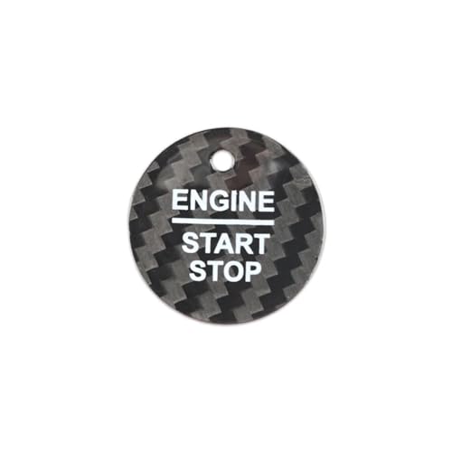 Cache-bouton de démarrage de voiture Ford F150 2016-2019 autocollant carbone