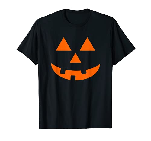 Disfraz de calabaza de Halloween con cara feliz Jack O Lantern Camiseta