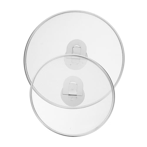 GRIRIW 2 Pcs Stainless Steel Mesh Splatter Screen Spatter Lid for Frying Pan Grease Catcher Safe Cooking Tool for Hot Oil Protection