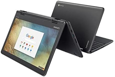 Lenovo 11.6" 300e Chromebook Touchscreen LCD 2 in 1- MediaTek M8173C Quad-core 2.1GHz 4GB LPDDR3 32GB Flash Memory Chrome OS Model 81H00000US (Renewed) - 3