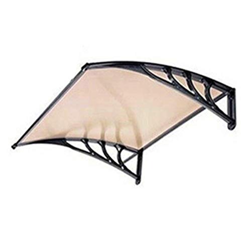 Türverdeck Markise Balkon Klimaanlage PC Regenschutz Tür Sonnenschutz Aluminiumlegierung Halterung Lautloser Regen kann angepasst Werden (Farbe: